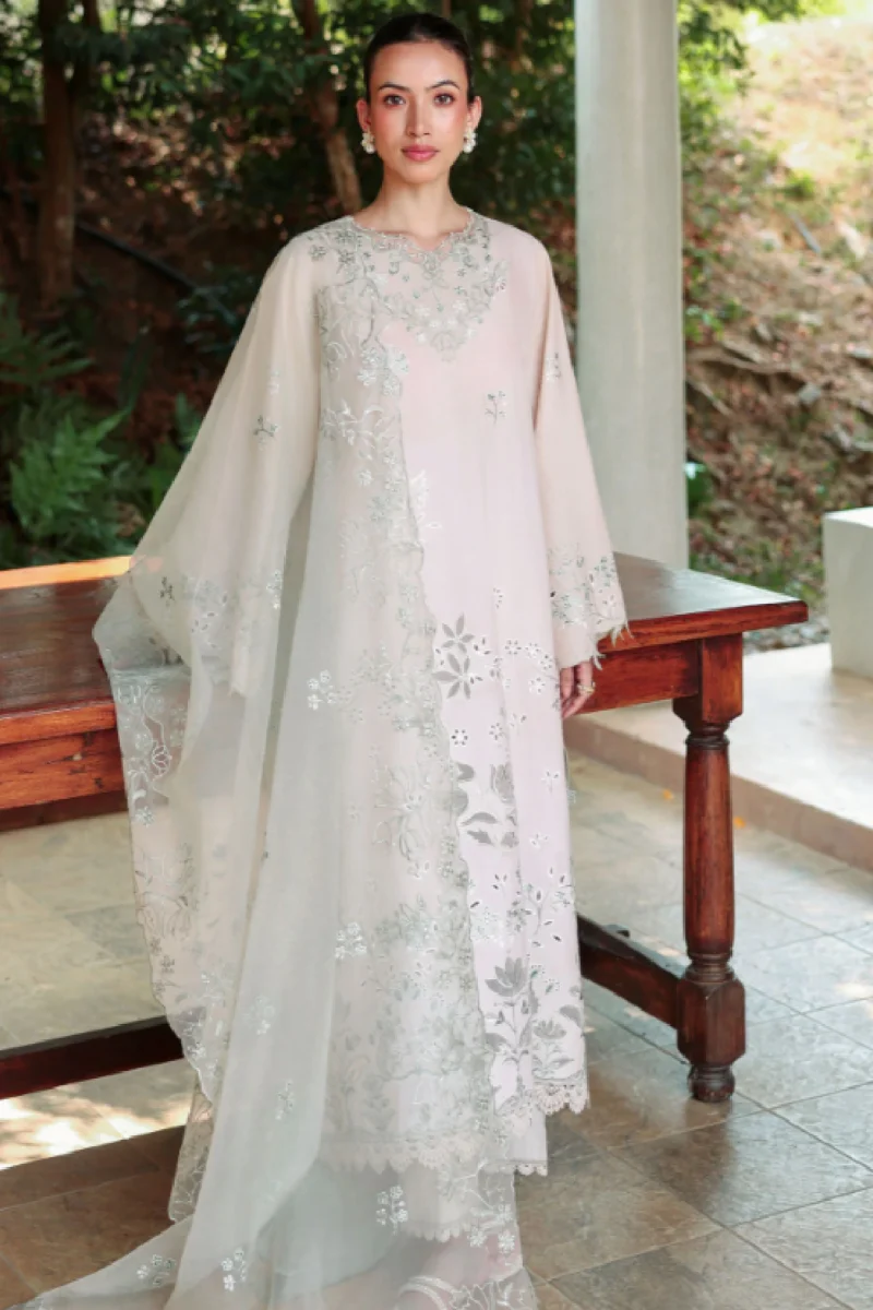 Cross Stitch Eid Lawn -Pearl Sage