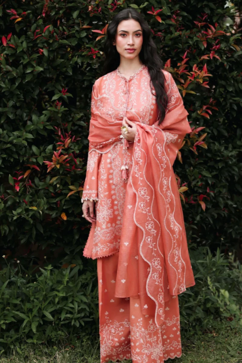 Cross Stitch Eid Lawn -Amber Mist