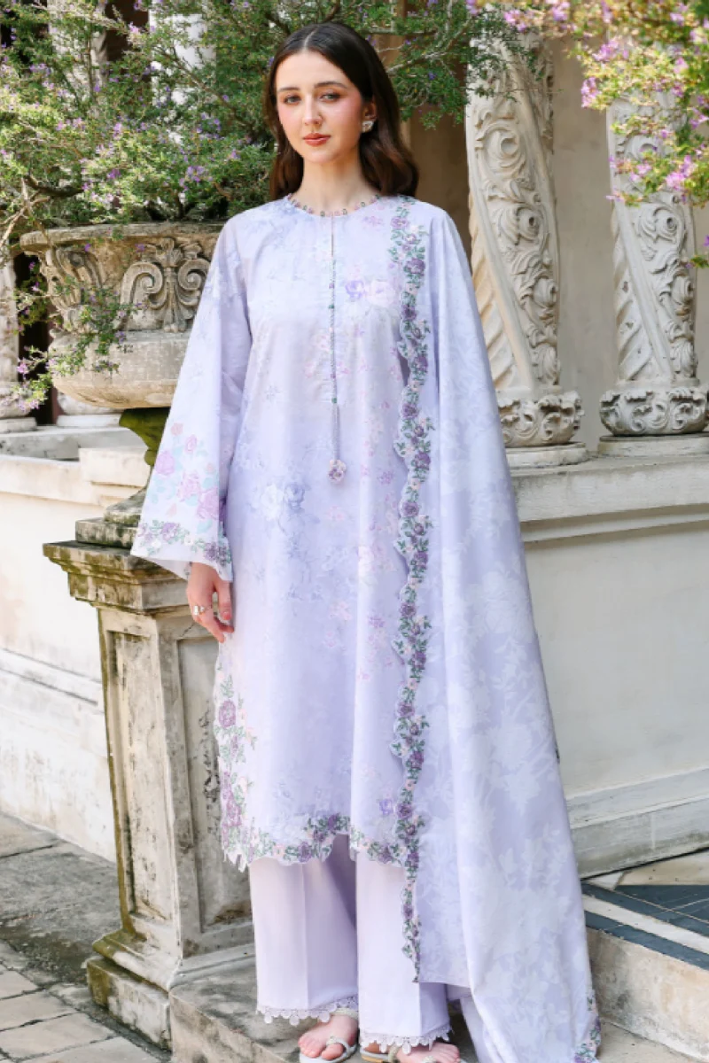 Cross Stitch Eid Lawn -Crystal Glaze