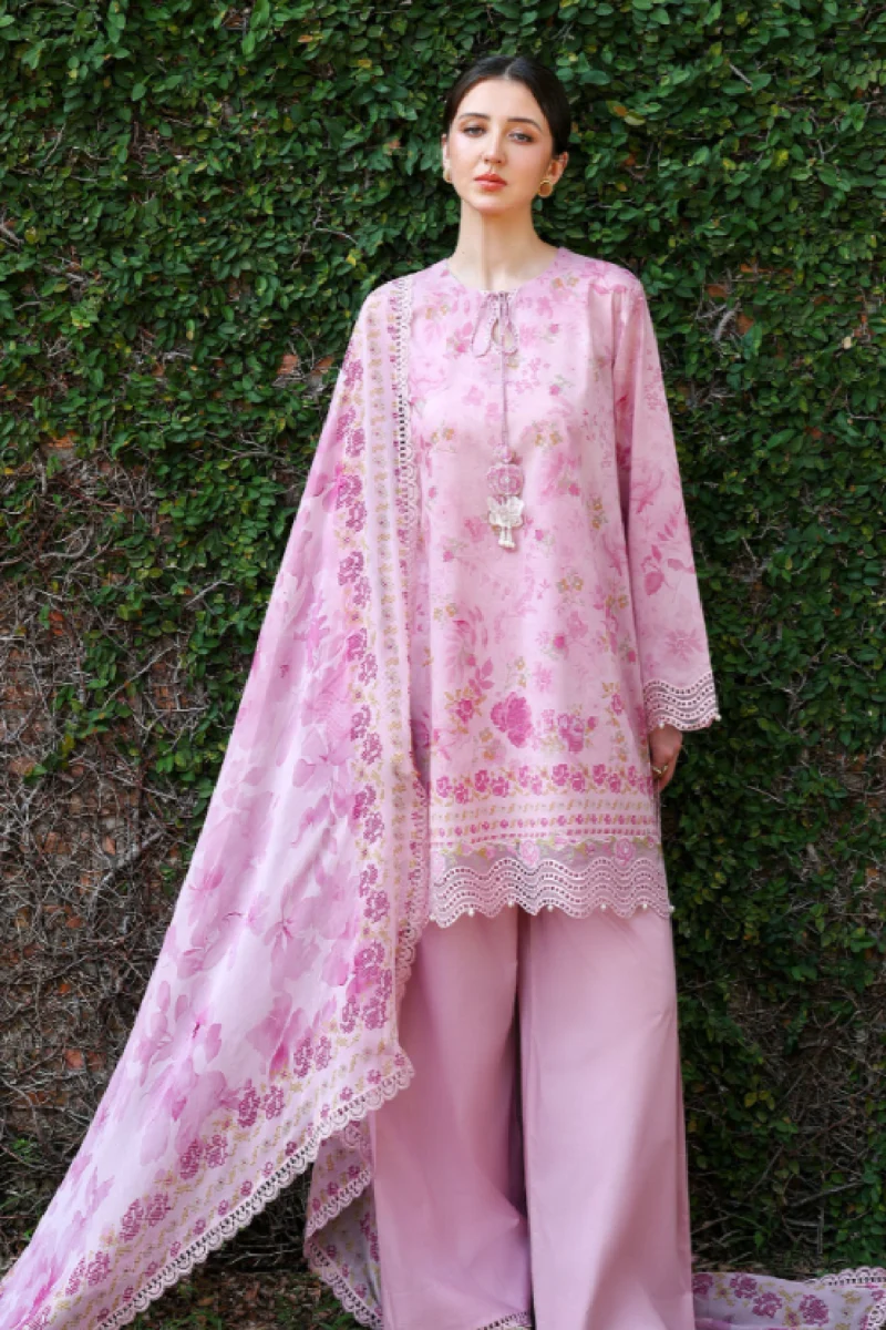 Cross Stitch Eid Lawn -Spring Lilac
