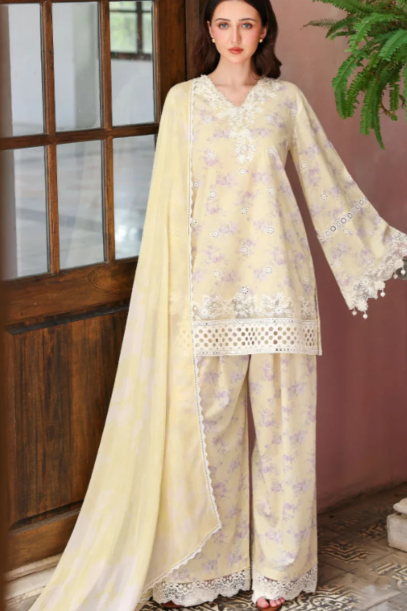 Cross Stitch Eid Lawn -Orchid Flare
