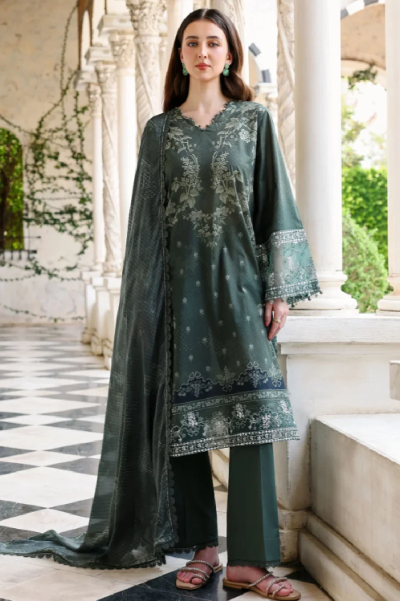 Cross Stitch Eid Lawn -Forest Muse