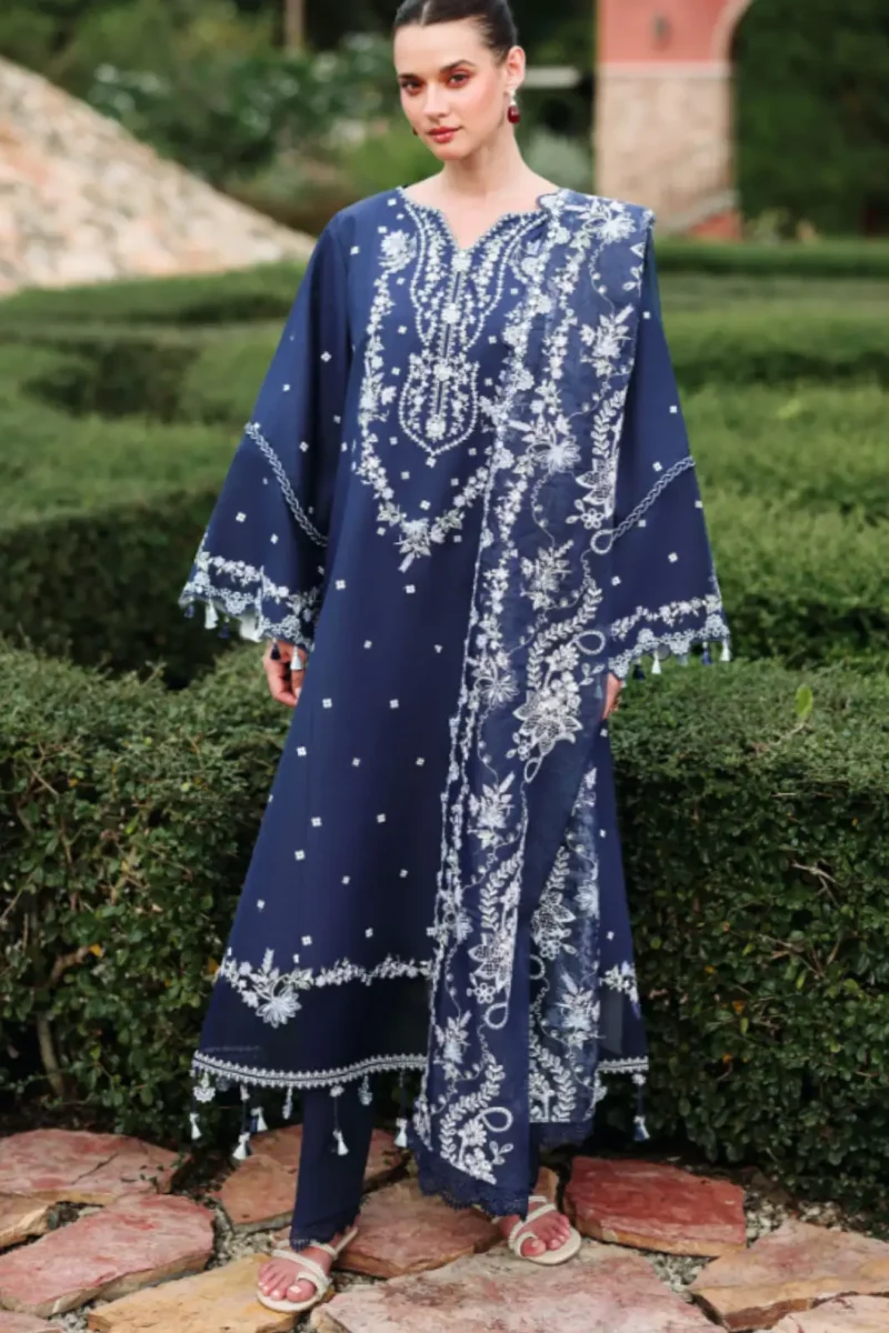 Cross Stitch Eid Lawn -MidNight Aura