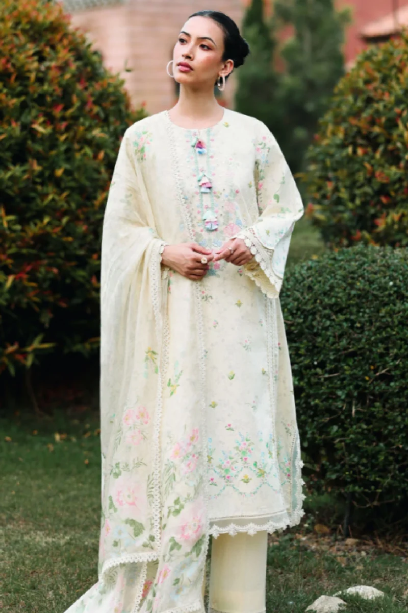 Cross Stitch Eid Lawn -Tropic Mist