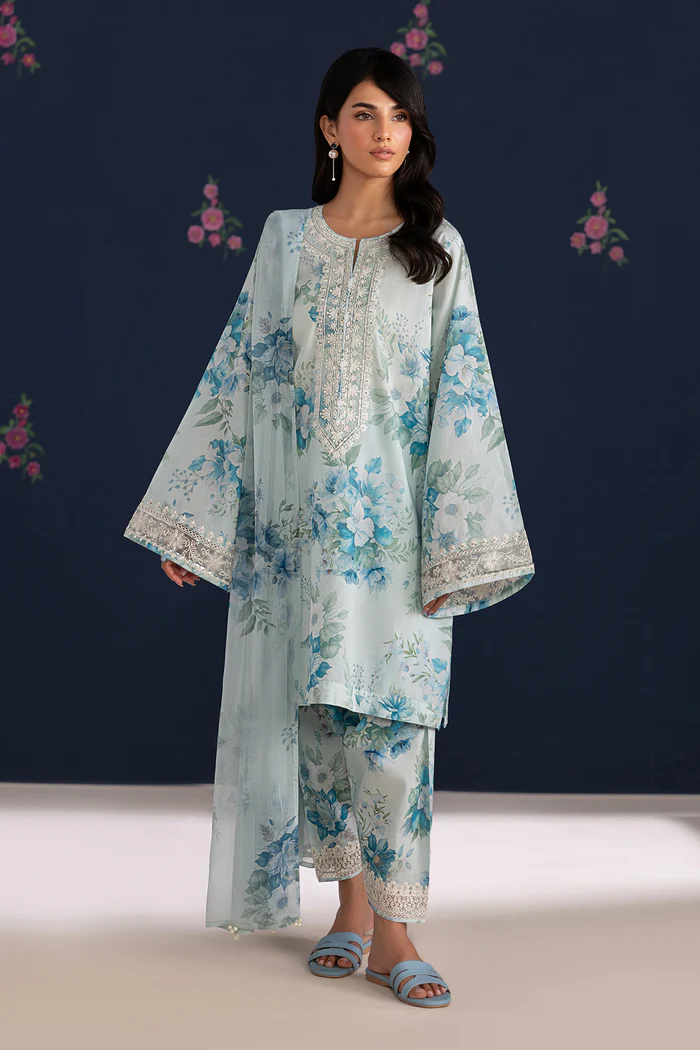 Baroque Embroidered Lawn - B031