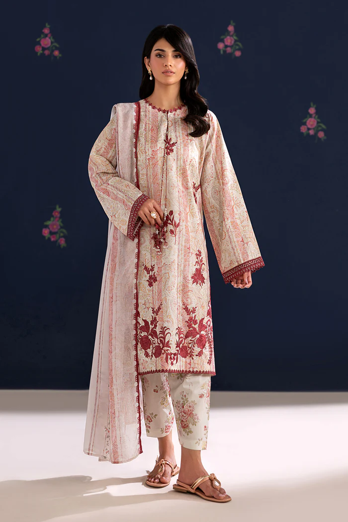 Baroque Embroidered Lawn - B016